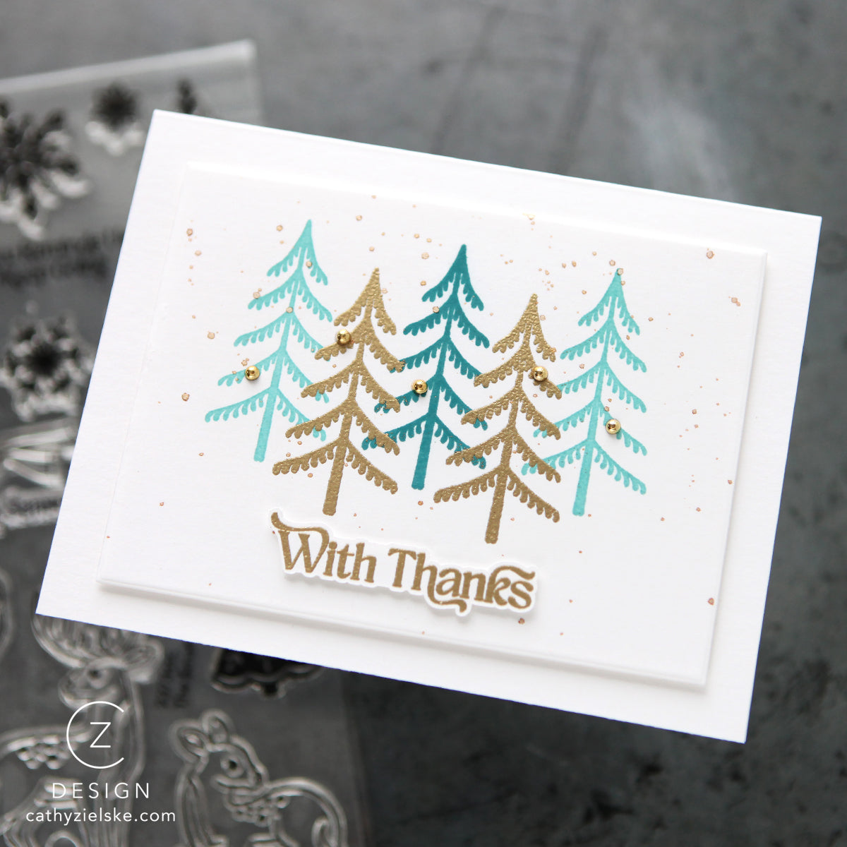 Simon Says Clear Stamps The Small Things 2373ssc Thanks Card | color-code:ALT02