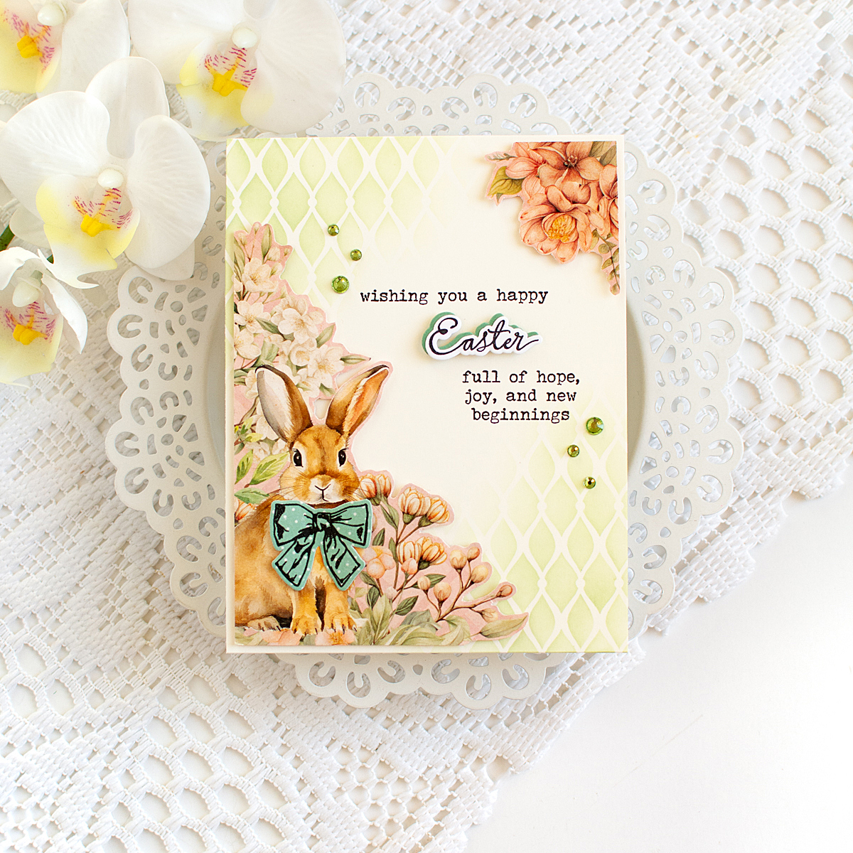 Simon Says Clear Stamps Vintage Bunnies 2379ssc Easter Card | color-code:ALT08