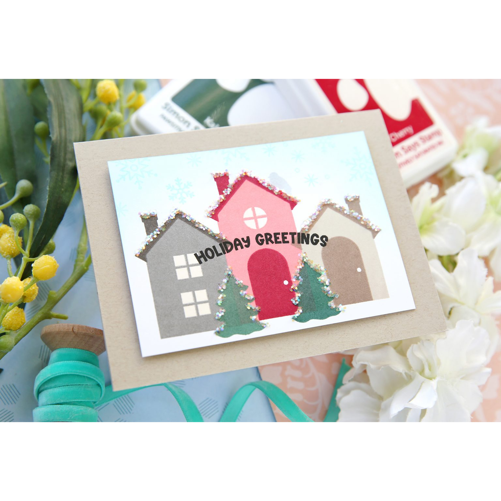 Simon Says Clear Stamps Home For Christmas sss202804c Christmas Card | color-code:ALT01