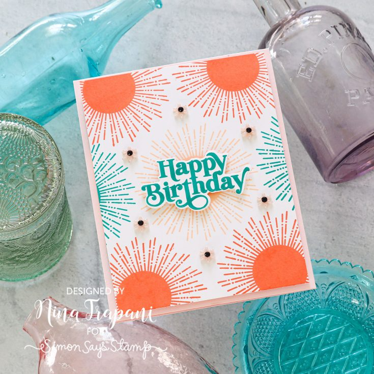Simon Says Clear Stamps Boho Party sss202776c Boho Birthday Card | color-code:ALT03