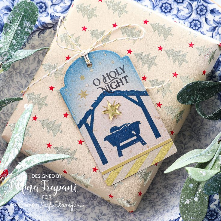 PREORDER Simon Says Clear Stamps Hark The Newborn King sss202795c Christmas Tag | color-code:ALT07