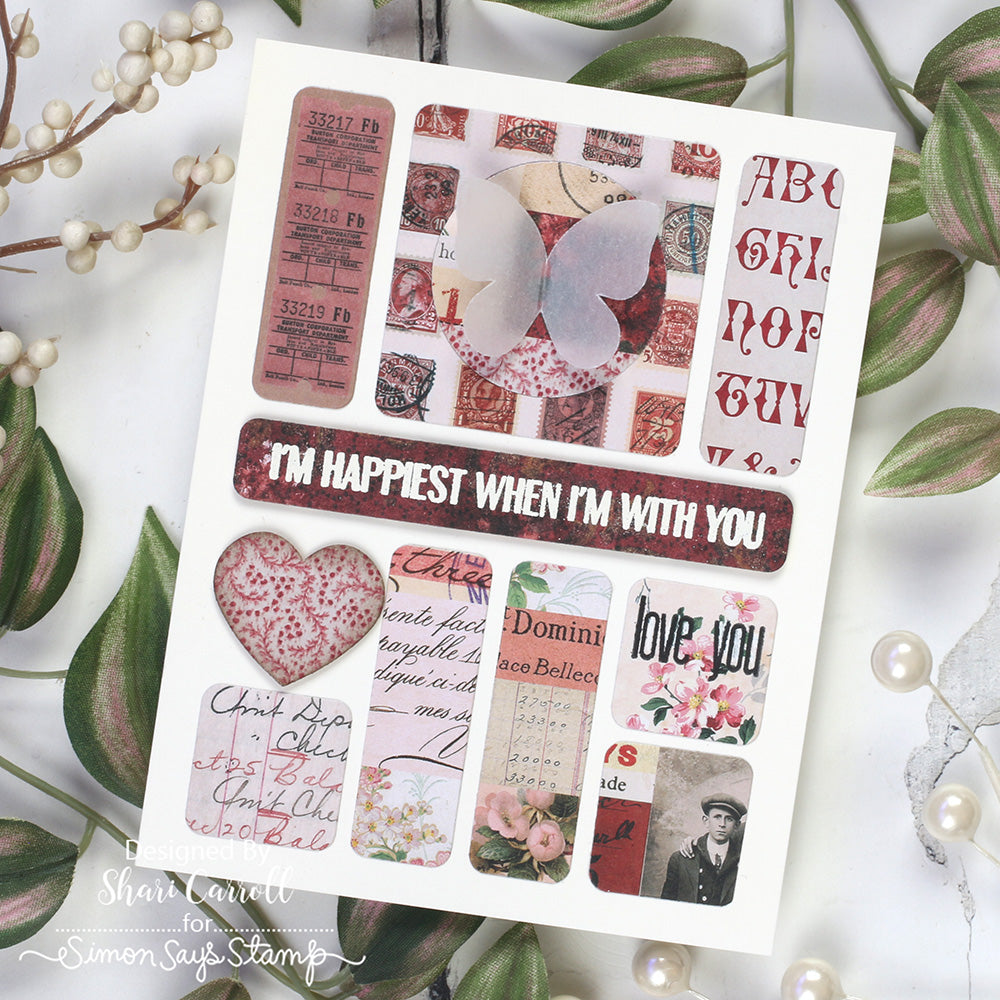 Simon Says Clear Stamps Be Your Beautiful Self 2386ssc Encouragement Card | color-code:ALT08