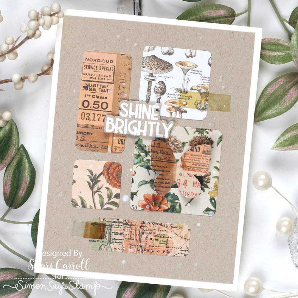 Simon Says Clear Stamps Be Your Beautiful Self 2386ssc Encouragement Card | color-code:ALT09