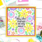 Simon Says Clear Stamps Flower Happy sss202634c Thinking of You Card | color-code:ALT01