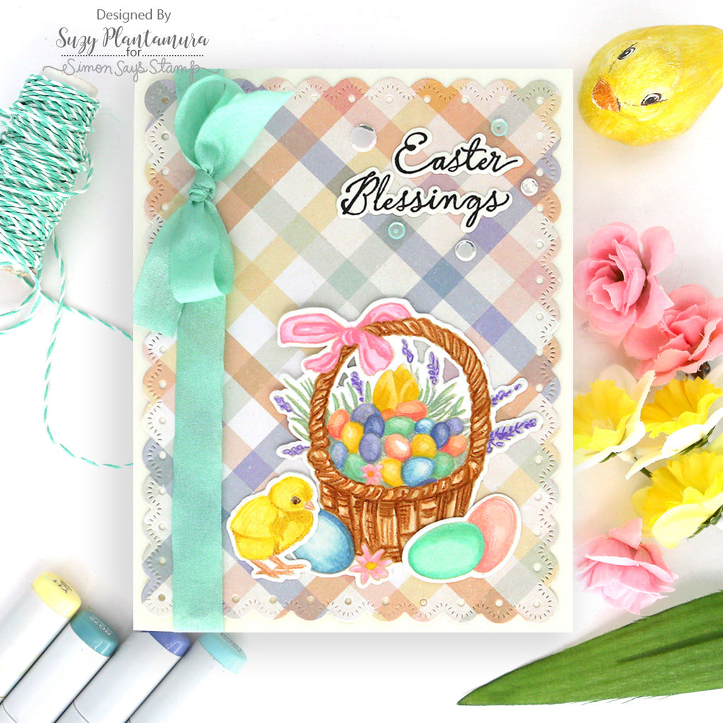 Simon Says Clear Stamps Vintage Bunnies 2379ssc Easter Card | color-code:ALT01