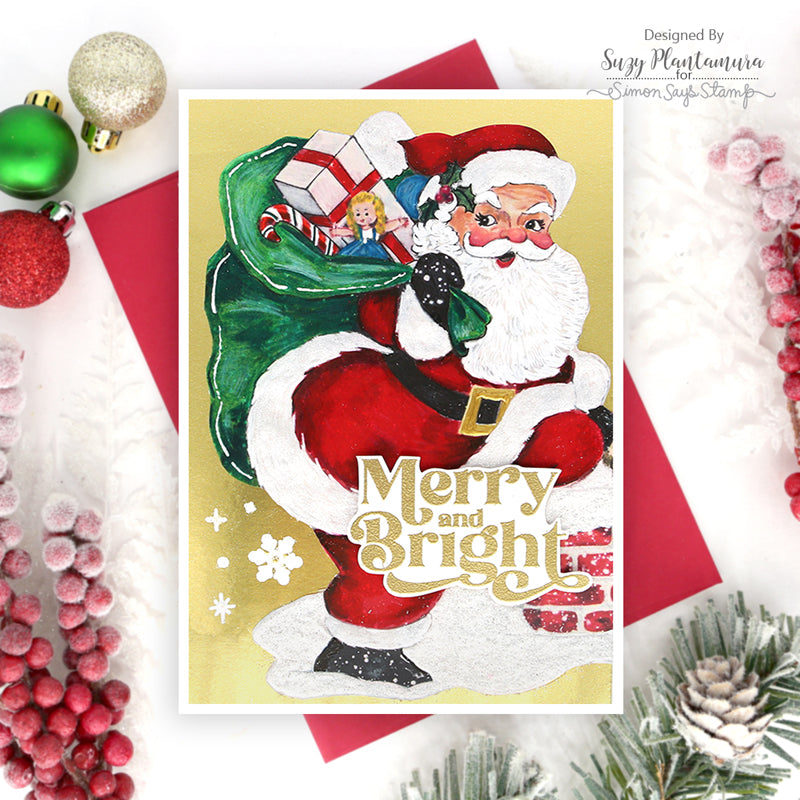 Simon Says Clear Stamps Making Spirits Bright 2004ssc Christmas Card | color-code:ALT11
