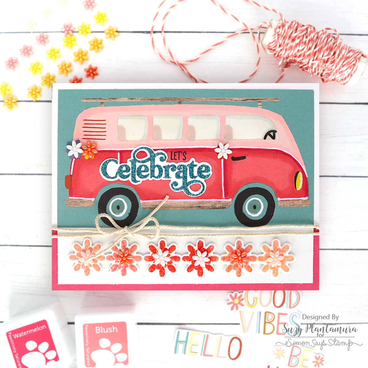 Simon Says Clear Stamps Boho Party sss202776c Boho Birthday Card | color-code:ALT07