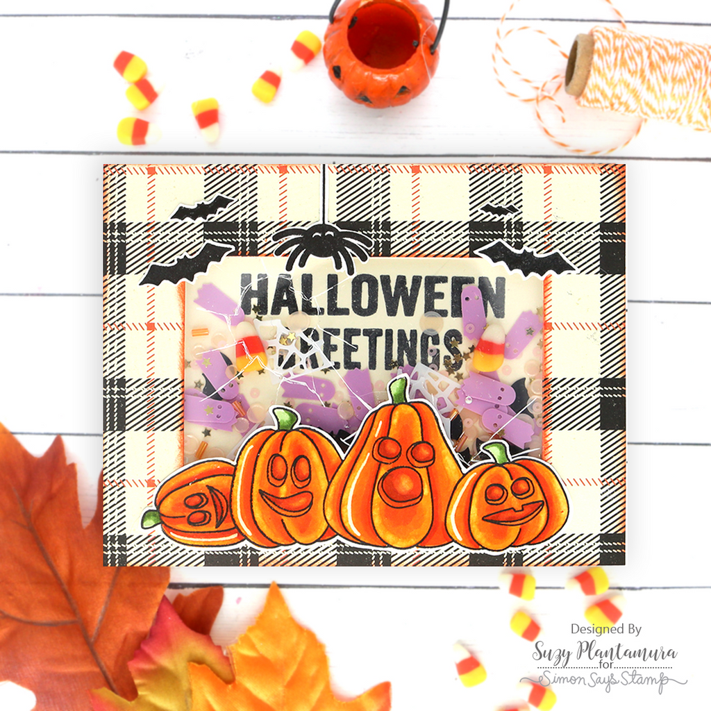 Simon Says Clear Stamps Just Batty sss202778c Halloween Card | color-code:ALT07