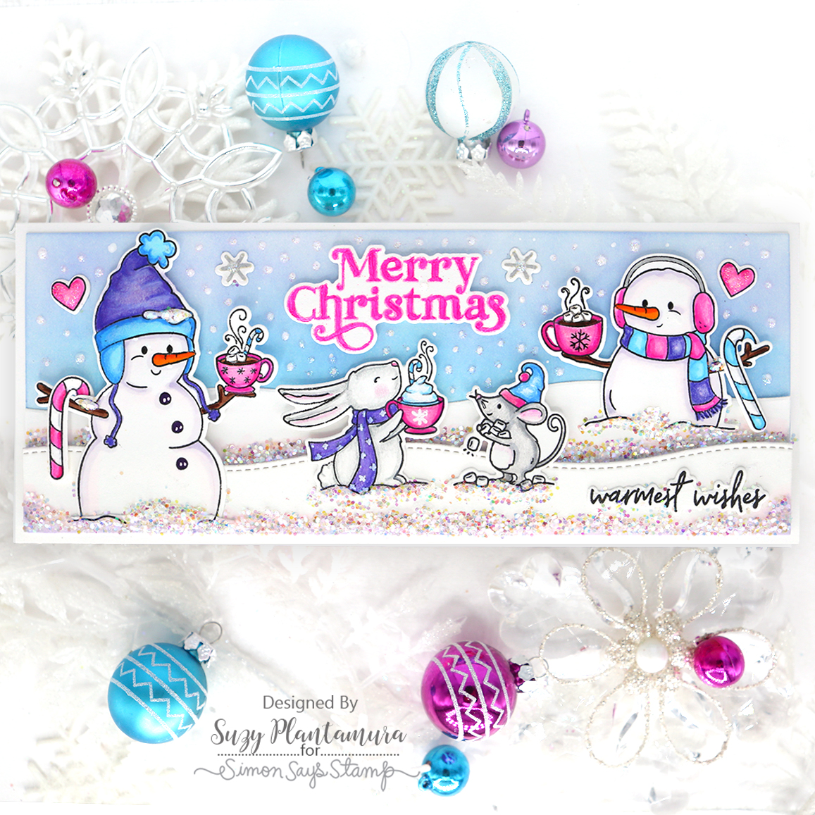 Simon Says Clear Stamps Cocoa And Joy sss202796c Holiday Card  | color-code:ALT02
