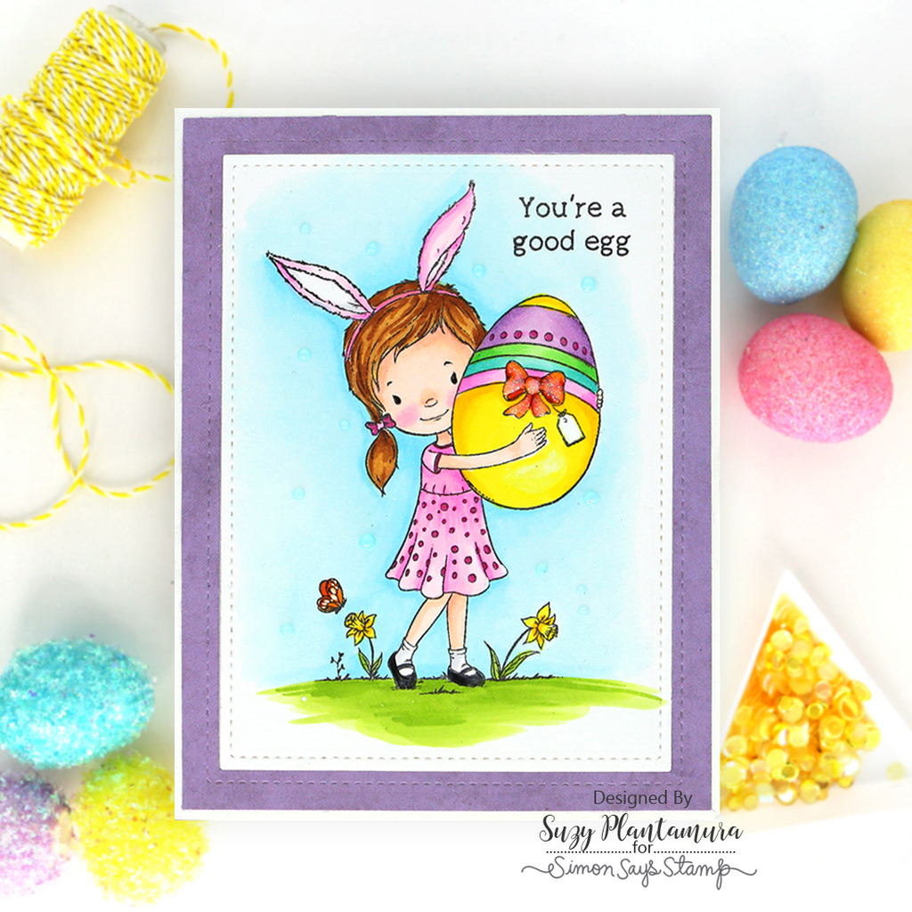 Simon Says Clear Stamps Hoppy Easter 2039ssc Easter Card | color-code:ALT02