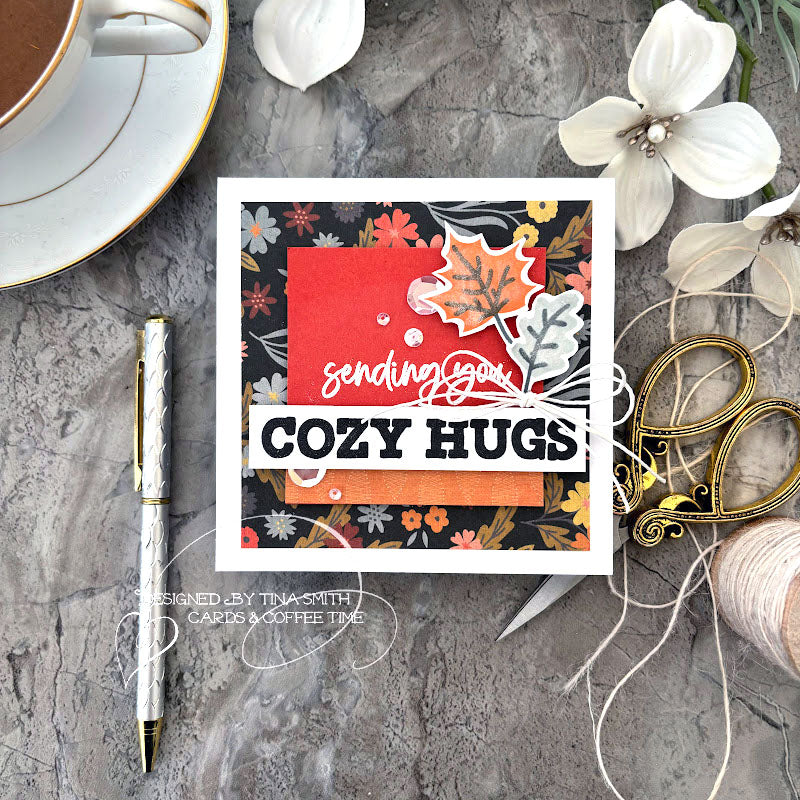 Simon Says Clear Stamps Cozy Autumn Hugs sss202734c Hugs Card | color-code:ALT09