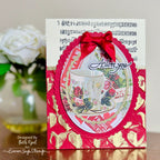 Simon Says Stamps and Dies Distressed Vintage Love Notes set296vl Love Card