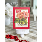 Simon Says Clear Stamps Distressed Vintage Love Notes 2195ssc Miss You Card
