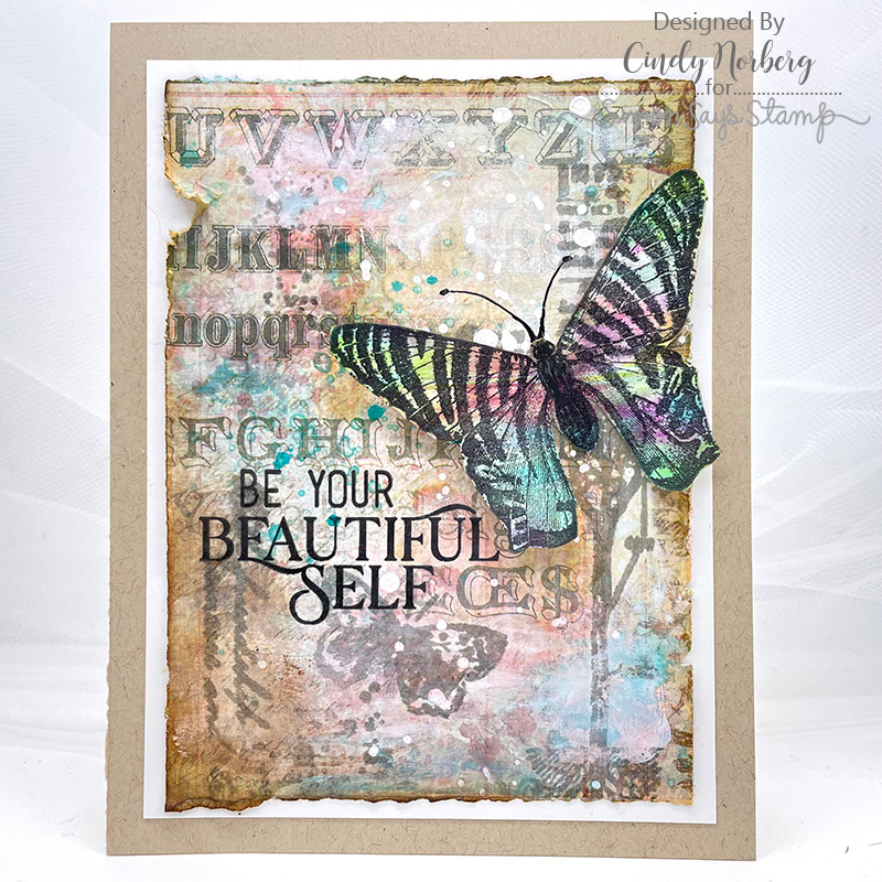 Simon Says Clear Stamps Beautiful and Curious 2243ssc Beautiful Self Card | color-code:ALT06