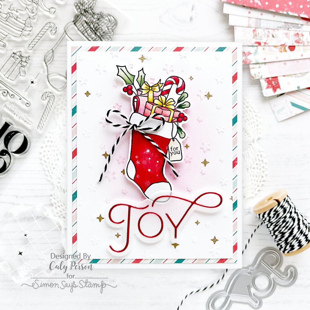 Simon Says Stamps and Dies Christmas Cheer set884cc Christmas Card
