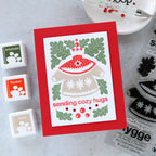 CZ Design Stamps and Dies Warmest Wishes set886ww Winter Card | color-code:ALT01