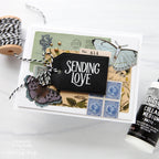 Simon Says Clear Stamps Distressed Vintage Love Notes 2195ssc Love Card | color-code:ALT06