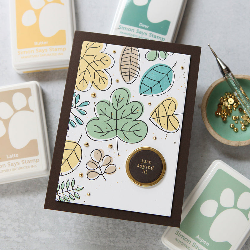 Simon Says Clear Stamps Two Step Simple Leaves 2076ssc – Simon Says Stamp