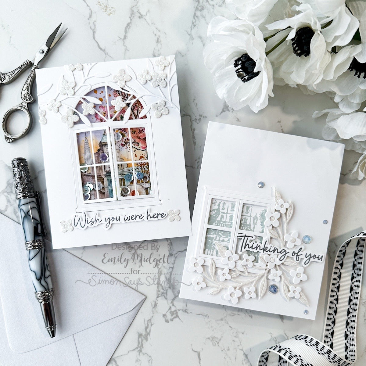 Simon Says Clear Stamps Through the Window 2271ssc Elegant Window Cards | color-code:ALT06