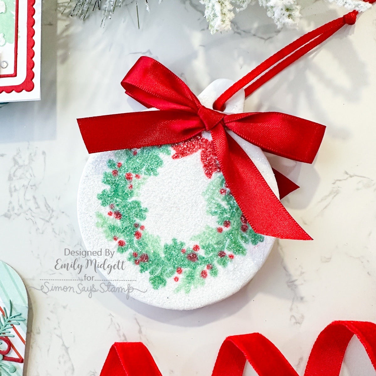 Simon Says Clear Stamps Bright Christmas 2363ssc Christmas Ornament | color-code:ALT05