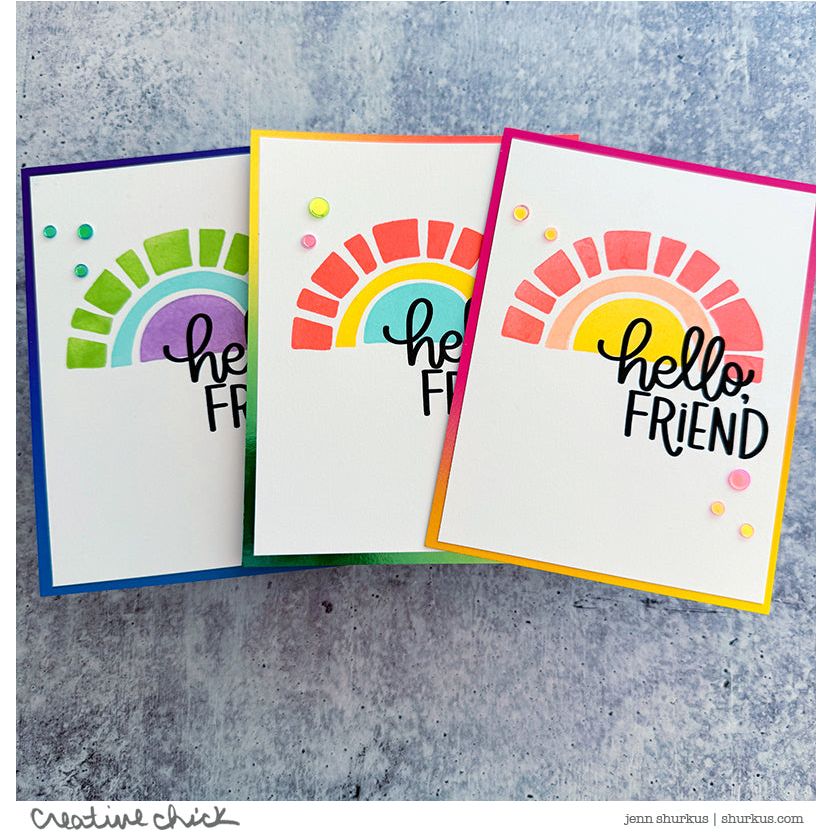 Simon Says Clear Stamps Sunny Smiles 2010ssc Friend Cards | color-code:ALT01