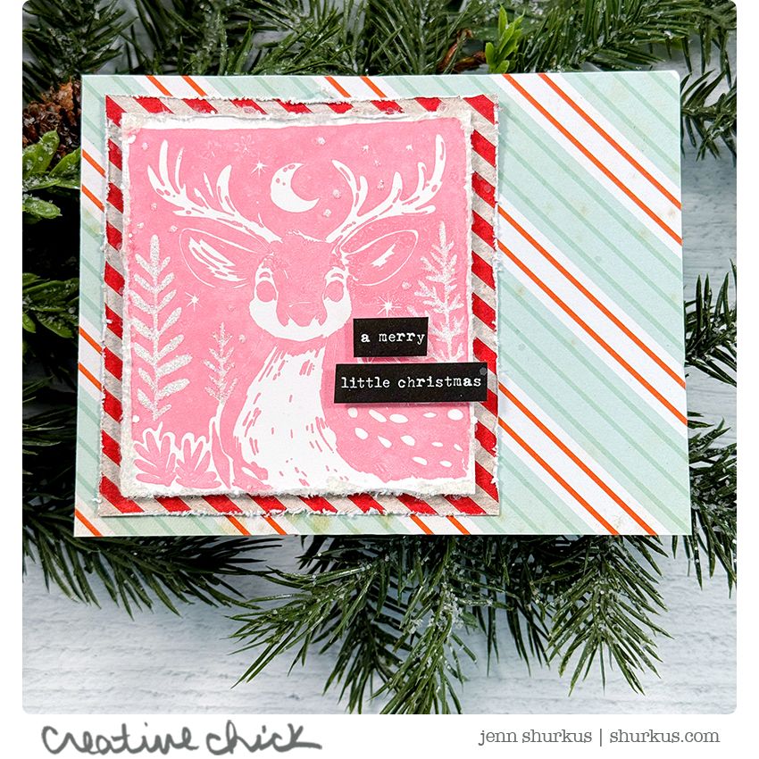 Simon Says Stamps and Dies Bright Christmas set1120bc Christmas Card