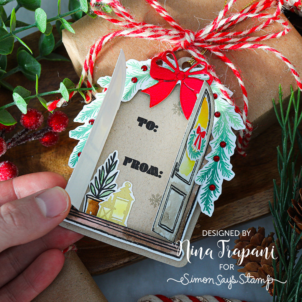 Simon Says Clear Stamps Wrapped with Love 2351ssc Christmas Tag | color-code:ALT03