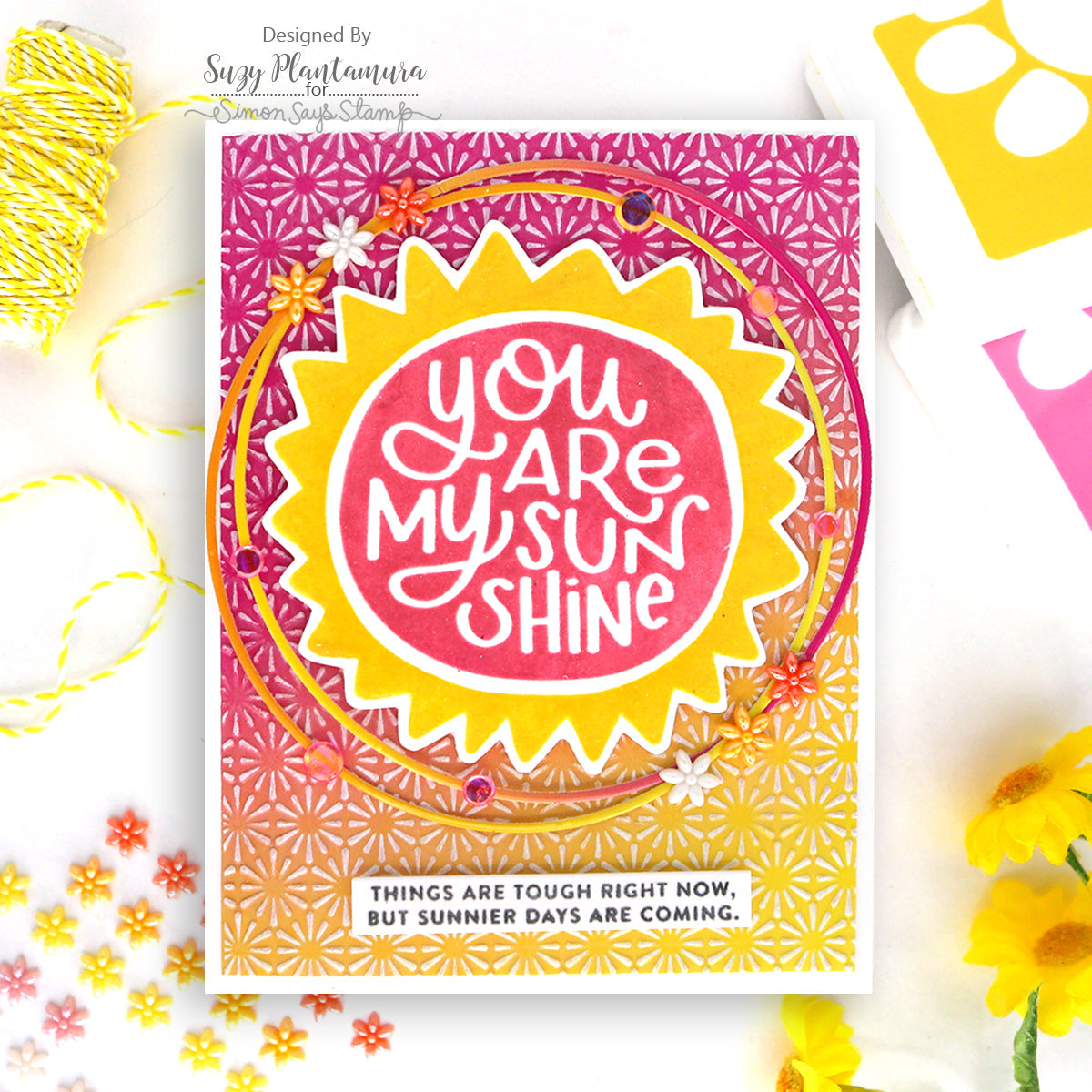 Simon Says Clear Stamps Sunny Smiles 2010ssc Sunny Card | color-code:ALT02