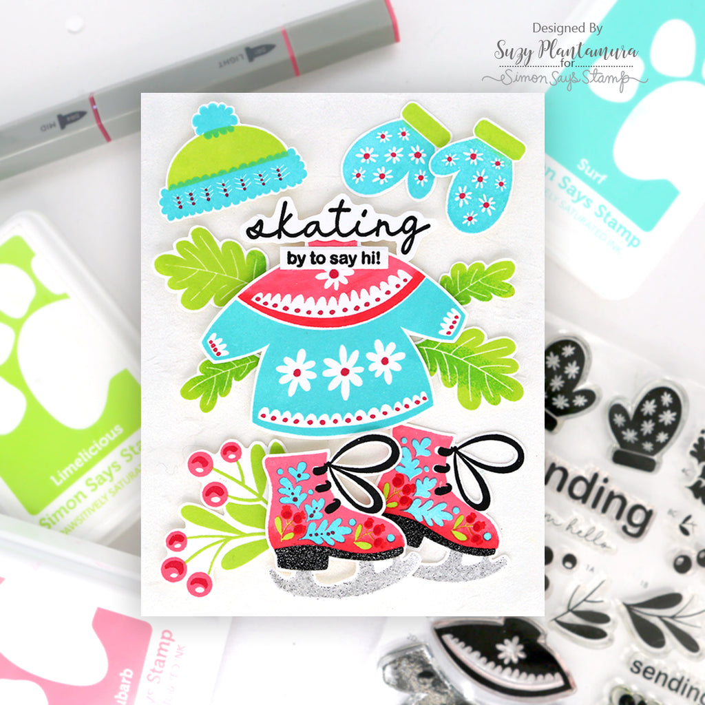 CZ Design Stamps and Dies Warmest Wishes set886ww Winter Card | color-code:ALT04