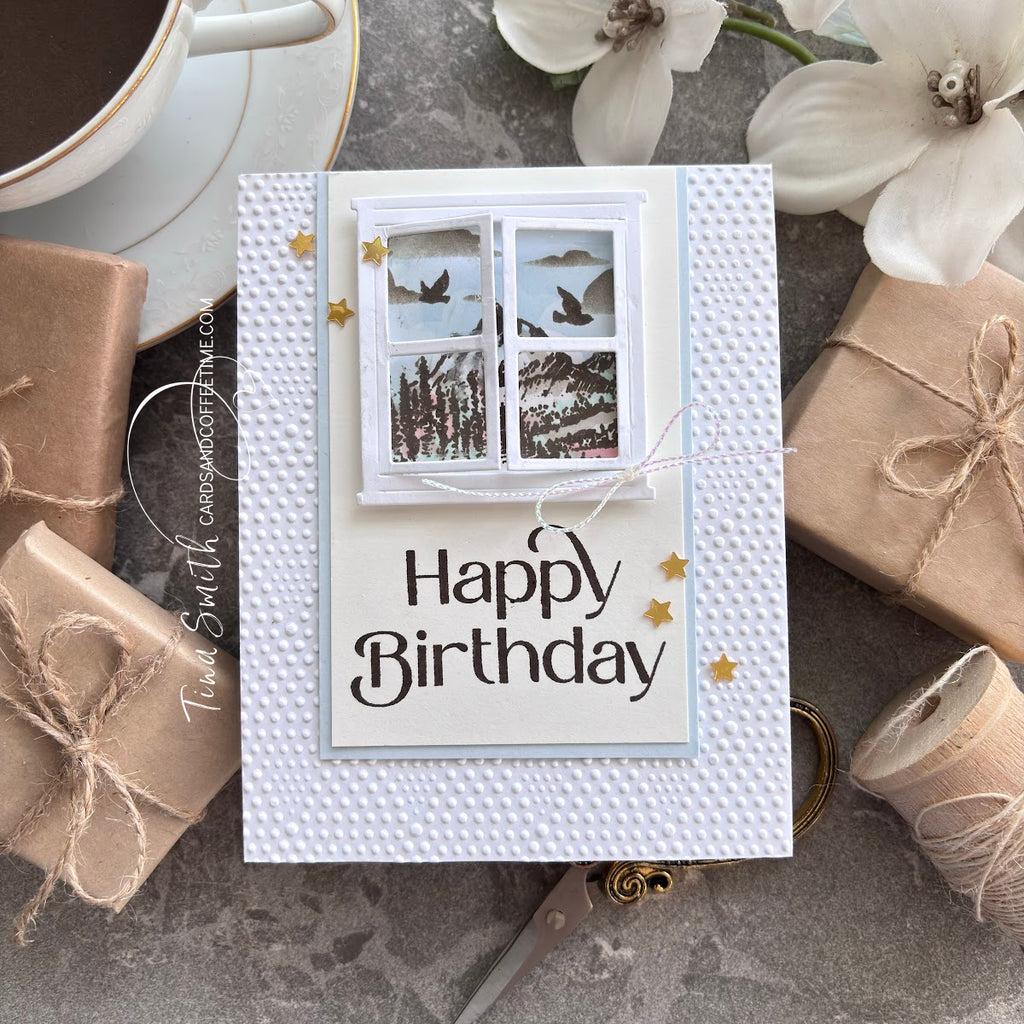Simon Says Clear Stamps Through the Window 2271ssc Birthday Card | color-code:ALT03