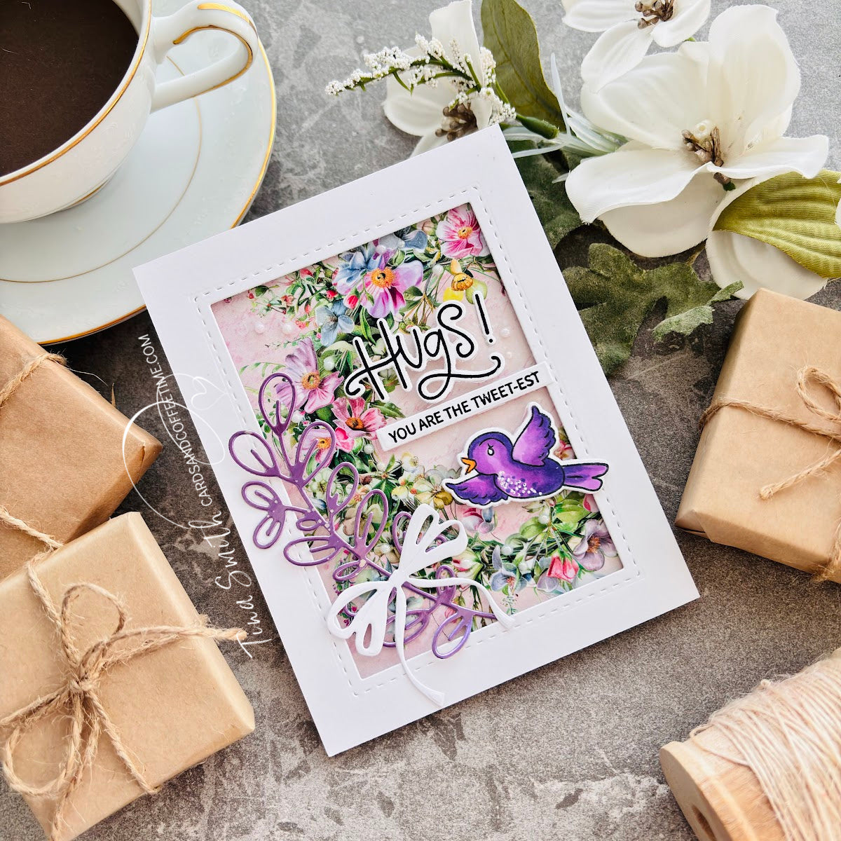 Simon Says Clear Stamps Tweet Friend 2175ssc Hugs Card | color-code:ALT06