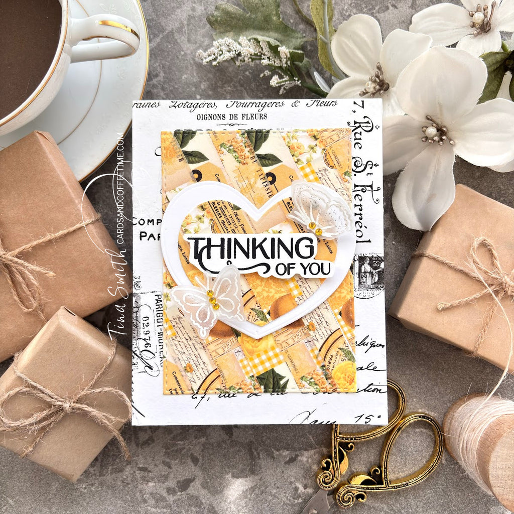 Simon Says Clear Stamps Butterfly Blossoms 2215ssc Thinking of You Card | color-code:ALT07