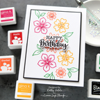 Gina K Designs for Simon Says Stamp Bold Blooms Wafer Dies 1354sdc Birthday Card | color-code:ALT07