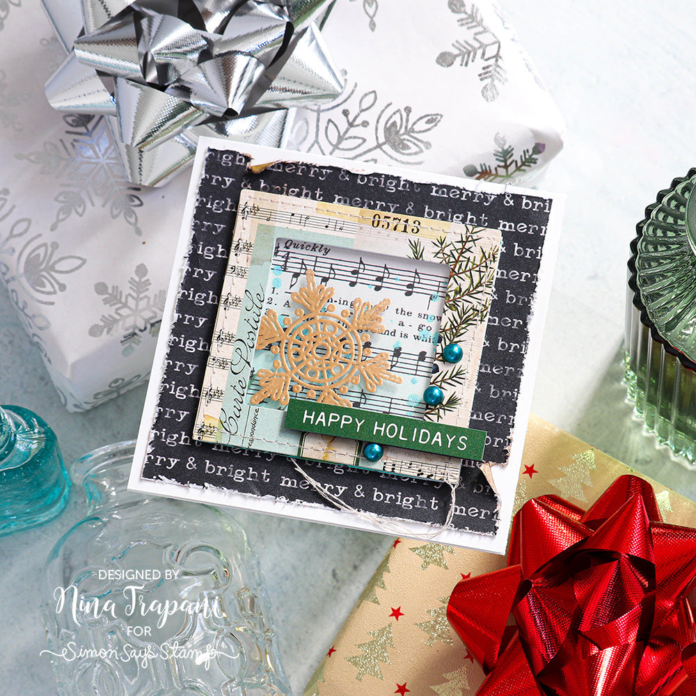 Simon Says Clear Stamps Making Spirits Bright 2004ssc Christmas Card | color-code:ALT07