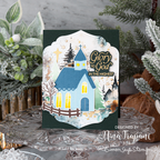 Simon Says Stamp Starry Night Wafer Die 1509sd Christmas Card