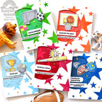 Rainbow Splash Bold Stars Wafer Dies rsd604c Sporty Cards