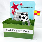 Rainbow Splash Clear Stamps Bold Stars rs111c Birthday Card
