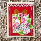 Papertrey Ink Beautiful Bows Stencils-0061 let's celebrate