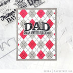 Papertrey Ink Argyle Stencils-0068 dad