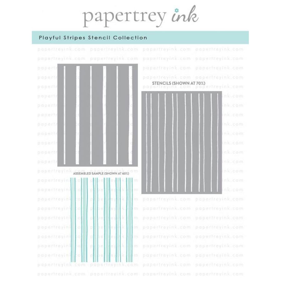 Papertrey Ink Playful Stripes Stencils-0070