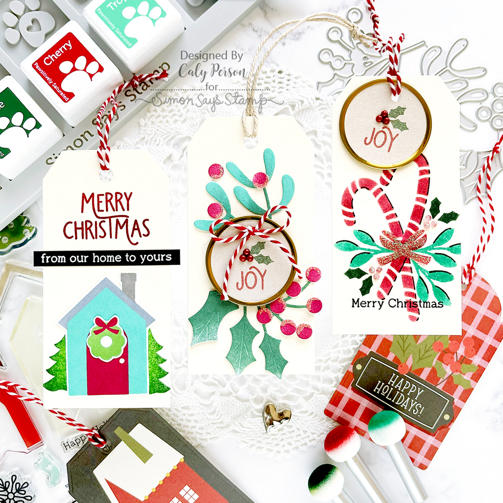 Simon Says Stamp Stencils Festive Candy Cane ssst221718 Christmas Tags | color-code:ALT03