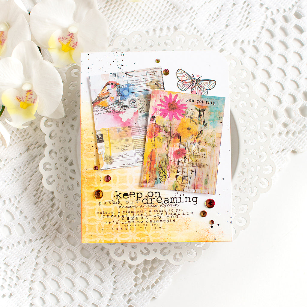 Simon Says Stamp Stencil Petal Lattice 1137st Keep Dreaming Card | color-code:ALT05