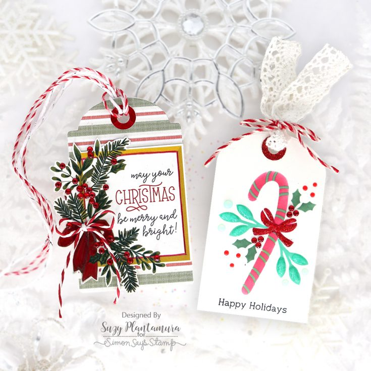 Simon Says Stamp Stencils Festive Candy Cane ssst221718 Christmas Tags | color-code:ALT02