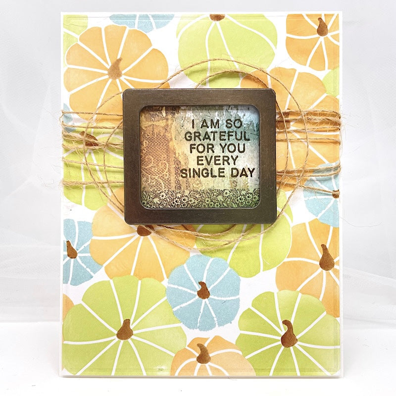 Simon Says Stamp Stencils Pumpkin Patch 1100st Grateful Card