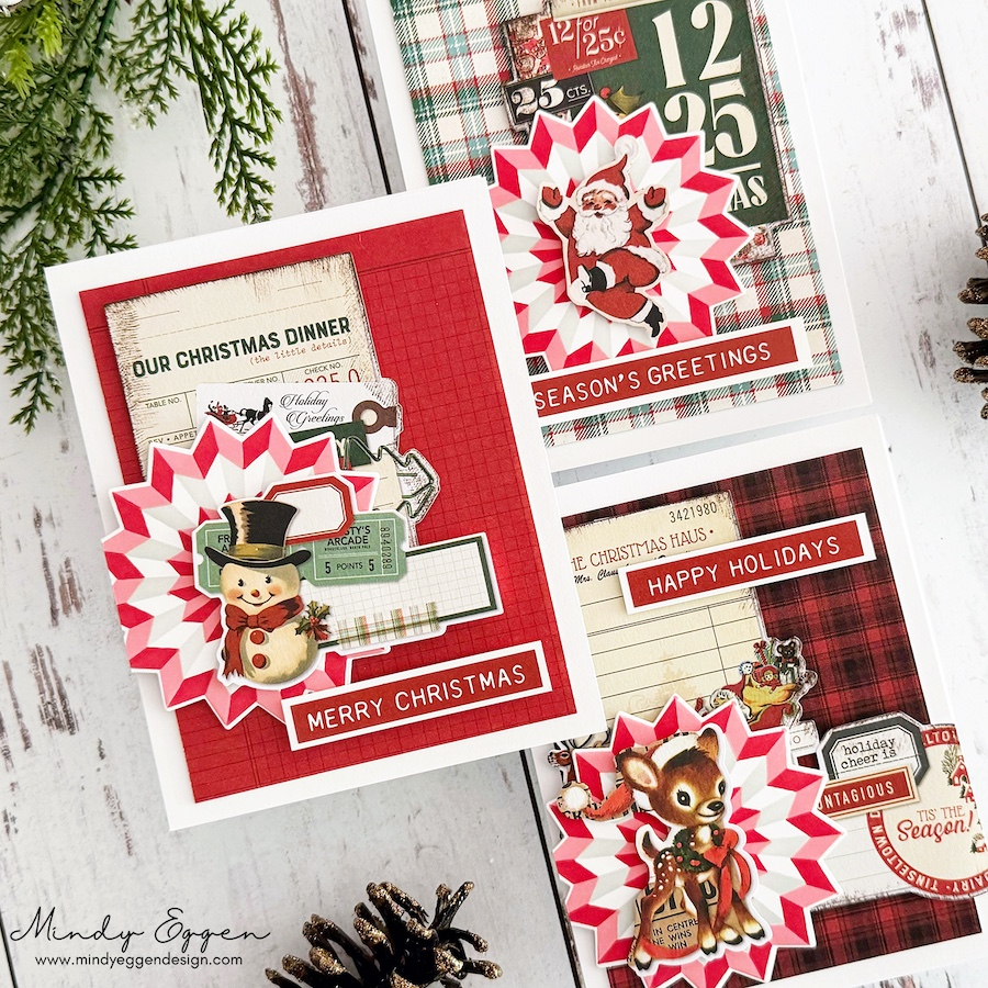 Simon Says Stamp Stencils Layered Rosette 1072stc Christmas Cards | color-code:ALT03