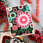 Simon Says Stamp Stencils Layered Rosette 1072stc Christmas Card | color-code:ALT05