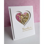 Simon Says Stamp Stitched Basic Hearts Wafer Dies 1566sd Heart to Heart Thank You Card | color-code:ALT02