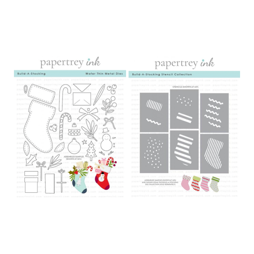 Papertrey Ink Build-A-Stocking Dies and Stencil Set