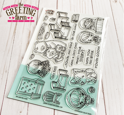 The Greeting Farm Storybook Collection Clear Stamps