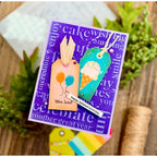 Simon Says Stamp EZ Strips and Die Birthday set1025ez Birthday Card